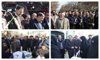 حضور پرشور سرپرست و جمعی از کارکنان دانشگاه در مراسم زنگ انقلاب